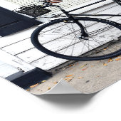 Fahrrad auf Meeting St, Charleston, South Carolina Poster (Ecke)