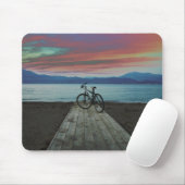 Fahrrad auf Pier | Griechenland Mousepad (Mit Mouse)