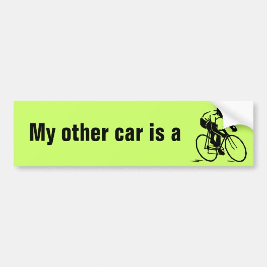 FAHRRAD-Autoaufkleber Autoaufkleber (Vorne)