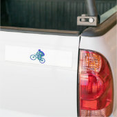 Fahrrad Azul Azur Autoaufkleber (Auf Lkw)