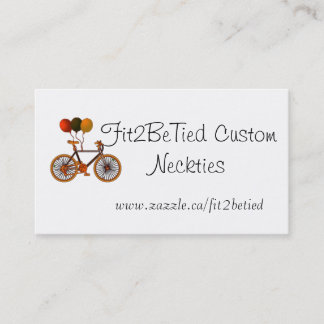 Fahrrad-Ballone Visitenkarte