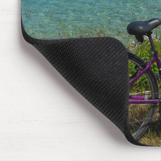 Fahrrad bei Mackinac Mousepad (Ecke)