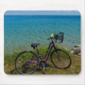 Fahrrad bei Mackinac Mousepad (Vorne)