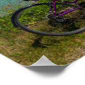 Fahrrad bei Mackinac Poster (Ecke)