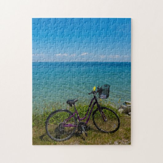 Fahrrad bei Mackinac Puzzle (Vertikal)