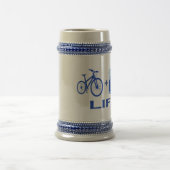 Fahrrad-Bier-Leben Bierglas (Mittel)