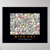 Fahrrad BIKE ART Poster (Vorne)