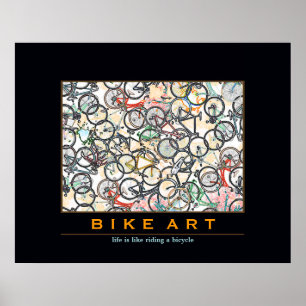 Fahrrad BIKE ART Poster