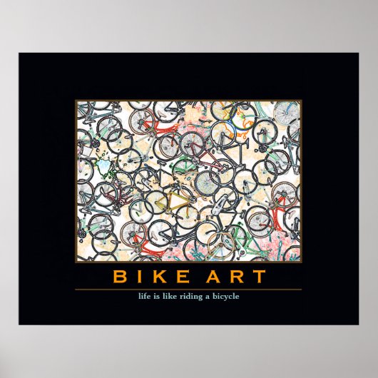 Fahrrad BIKE ART Poster (Vorne)