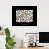 Fahrrad BIKE ART Poster (Heimbüro)