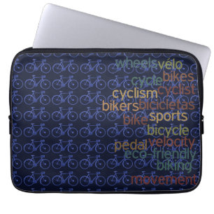 Fahrrad : Bike / Radfahren cool Laptopschutzhülle