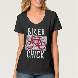 FAHRRAD BIKER-MÄDCHEN DAMEN T-SHIRTS