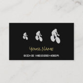 Fahrrad-Bote-oder Zyklus-Kurier-Visitenkarten Visitenkarte (Vorderseite)