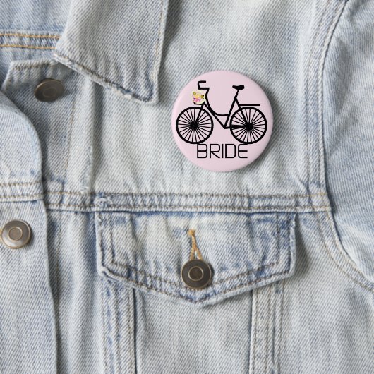 Fahrrad-Braut-T-Shirts und Geschenke Button (Beispiel)