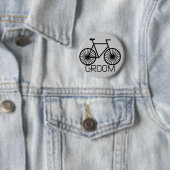 Fahrrad-Bräutigam-T-Shirts und Geschenke Button (Beispiel)