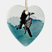 Fahrrad-Bremsung des Freistil-BMX Keramik Ornament (Rechts)