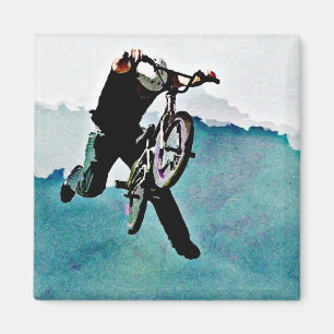 Fahrrad-Bremsung des Freistil-BMX Magnet