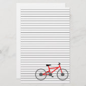 Fahrrad-Briefpapier Briefpapier (Vorne/Hinten)