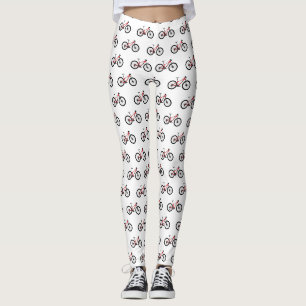 Fahrrad Cartoon-Illustration Leggings