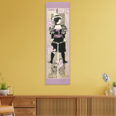 Fahrrad CC0226 Jugendstil Leinwanddruck (Insitu (Wohnzimmer))