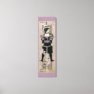 Fahrrad CC0226 Jugendstil Leinwanddruck