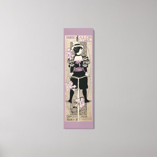 Fahrrad CC0226 Jugendstil Leinwanddruck (Vorderseite)