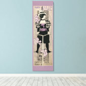 Fahrrad CC0226 Jugendstil Leinwanddruck (Insitu (Holzboden))