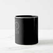 Fahrrad Cycopath Zweifarbige Tasse (Mittel)
