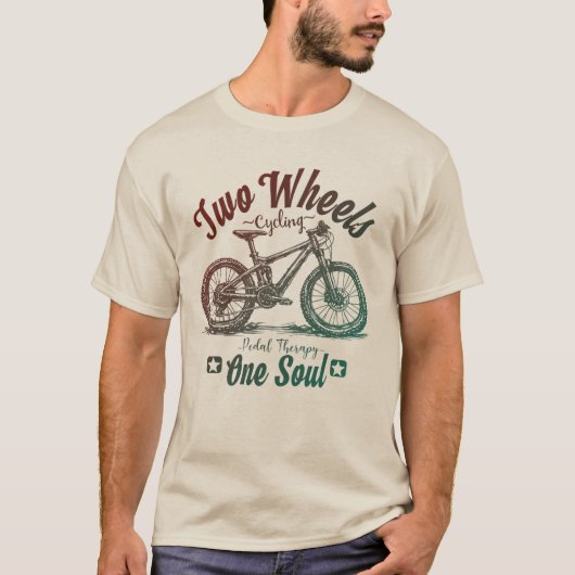 Fahrrad Design T-Shirt Unisex Tee (Vorderseite)