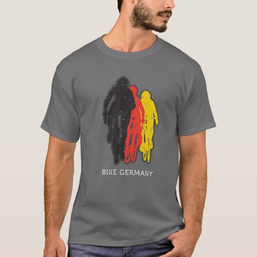 Fahrrad-Deutschland-T - Shirt (Vorderseite)