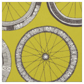 Fahrrad dreht Chartreuse Stoff (Nahaufnahme)