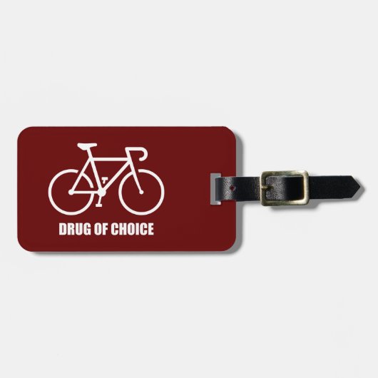 Fahrrad, Droge of Choice Gepäckanhänger (Vorderseite horizontal)