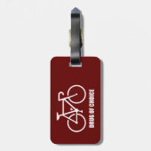 Fahrrad, Droge of Choice Gepäckanhänger (Rückseite vertikal)