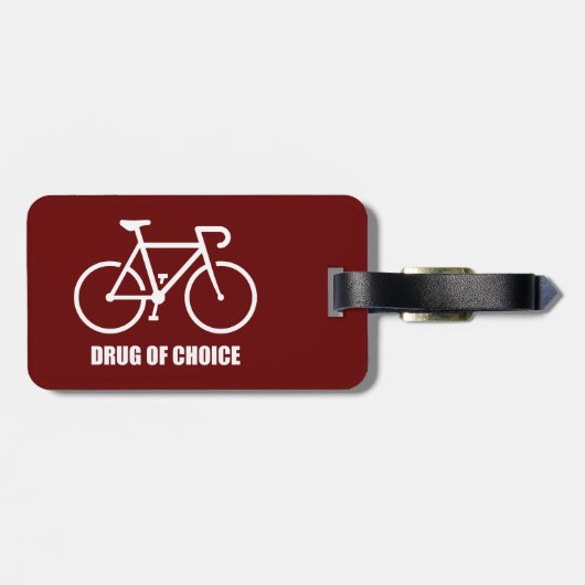 Fahrrad, Droge of Choice Gepäckanhänger (Rückseite horizontal)
