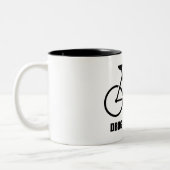 Fahrrad, Droge of Choice Zweifarbige Tasse (Links)