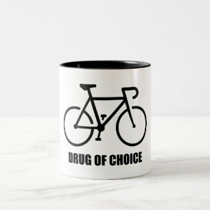 Fahrrad, Droge of Choice Zweifarbige Tasse