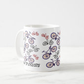 Fahrrad-Druck-Entwurf Kaffeetasse (Vorderseite Links)