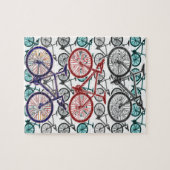 Fahrrad-Druck-Entwurf Puzzle (Horizontal)
