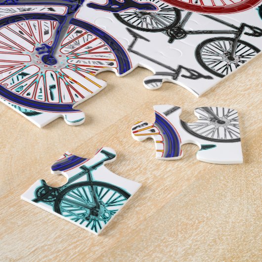 Fahrrad-Druck-Entwurf Puzzle (Seite)