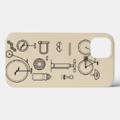 Fahrrad-Druck-radfahrenwesensmerkmale-Entwurf Case-Mate iPhone Hülle (Rückseite (Horizontal))