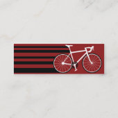 Fahrrad - dünn mini visitenkarte (Rückseite)