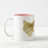 Fahrrad durchgebrannt zweifarbige tasse (Links)