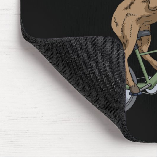 Fahrrad Elche Geschenke Männer Frauen Elch Mousepad (Ecke)