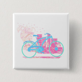 Fahrrad-Entwurfs- Abzeichen Button