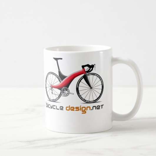 Fahrrad-Entwurfskaffee-Tasse Kaffeetasse (Rechts)