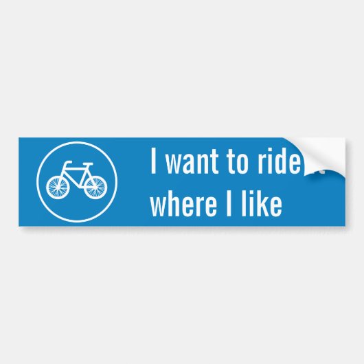 Fahrrad fahren autoaufkleber (Vorne)