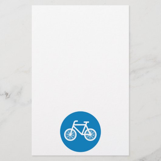 Fahrrad fahren briefpapier (Vorderseite)