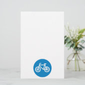 Fahrrad fahren briefpapier (Stehend Vorderseite)