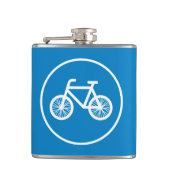 Fahrrad fahren flachmann (Vorderseite)