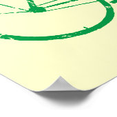 Fahrrad fahren gehen poster (Ecke)